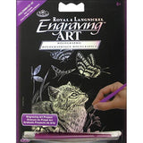 Royal Brush HOLOMIN107 Holographic Foil Engraving Kitten & Butterfly Art Mini Kit, 5 by 7