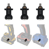 Spider Tool Holster Drill Pins Pack of Three Attaches to The Side of Any Brand Power Drill and Driver with provided Screws