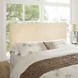 CasaFoyer Region Linen Fabric Upholstered King Headboard | Luxurious & Serene Upgrade for Your Bed