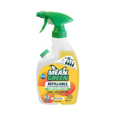 Mean Green Refillable Ultra Powered Bathroom Cleaner Concentrate, Tropical Breeze, 14.3 fl oz Plant & Mineral Based, Removes 1
