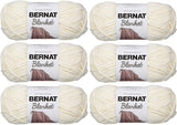 Bernat Blanket Yarn, 5.3oz, 6Pack (Vintage White)