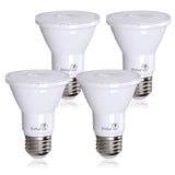 Bioluz LED PAR20 LED Bulbs 3000K 90 CRI 5.5W = 75W Replacement Soft White Dimmable Spot Light Bulb E26 Base 40 Degree Beam Angle