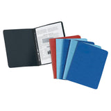 ACCO PRESSTEX Report Cover, Side Bound, Tyvek Reinforced Hinge, 8.5 Inch Centers, 3 Inch Capacity, Letter Size, Light Blue (A702