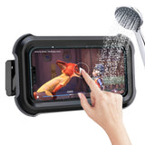 Upgraded 480 Rotating Shower Phone Holder Waterproof Case with Touch Screen,OOLYICO Shower Accessories Guardian Buddy Phone Hold