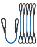 8 Pcs 48 Inch Heavy Duty Carabiner Bungee Cord Outdoor with 190 Lbs Max Break Strength, Bungee Straps with Upgraded Carabiner Ho