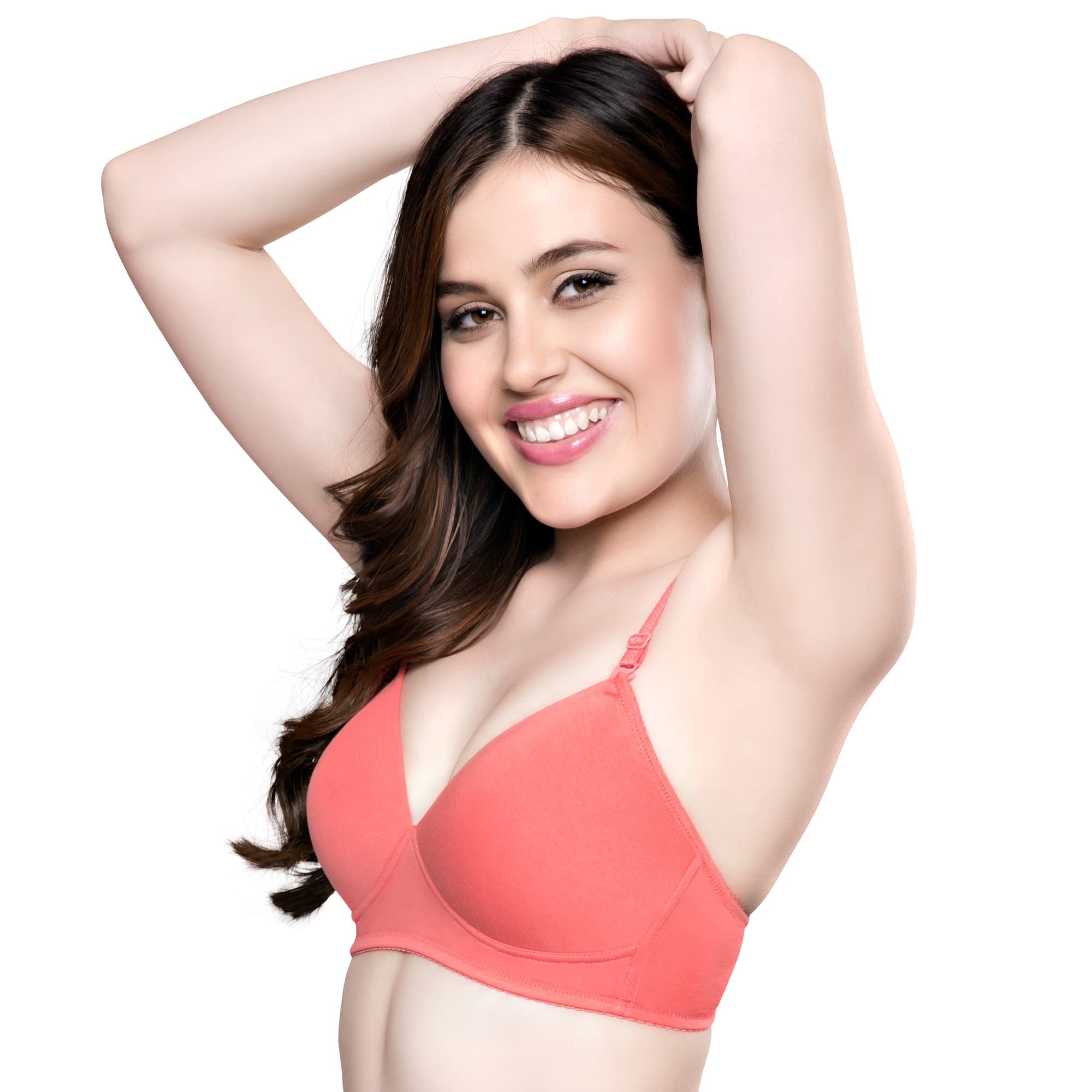 Trylo Riza Bae 36 Coral C - Cup,CORAL,36,B09CGGWV7N