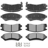 AUTOMUTO 8PCS Front & Rear Ceramic Disc Brake Pads Set D714 D699 For Buick Century LeSabre Park Avenue Regal Riviera For Cadilla