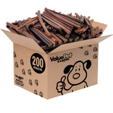ValueBull Collagen Sticks for Dogs, 12 Inch Medium Chews, Natural Long-Lasting Dog Treats, 200 Count Wholesale Pack - Supports J