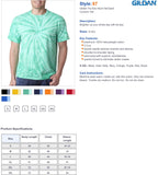 Dyenomite Cyclone Pinwheel Tie-Dyed T-Shirt - Purple, L