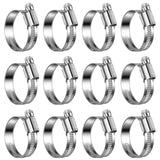 Steelsoft Heavy Duty Hose Clamp Size#16, 1 to 1-5/8 inch Adjustable Worm Gear Drive Hose Clamps Stainless Steel 304 for Fuel Inj
