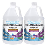 Simply Vinegar High-Performance Vinegar - Pure Concentrated Active-Force Vinegar for Cleaning, Home, Outdoors, 128 oz (2)