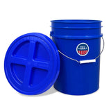 ePackageSupply 5 Gallon Bucket - Food Grade Bucket with Airtight Gamma Seal Screw-On Lid, BPA-Free, Heavy-Duty 90 Mil HDPE Plast