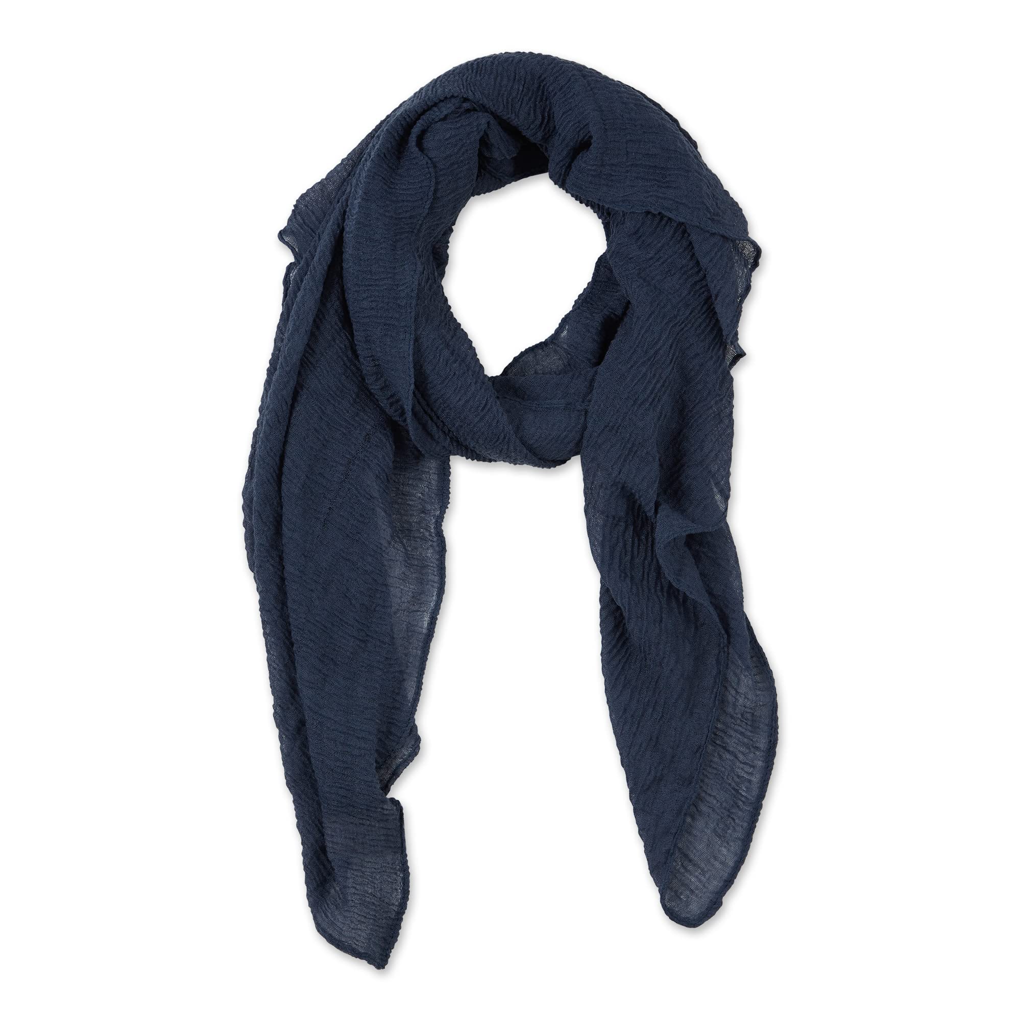 Hadley Wren Women'S Lightweight Summer Insect Shield Scarf, Classic Navy, One Size