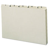 Smead Recycled Top Tab File Guides, Daily, 1/5 Tab, Pressboard, Legal, 31/Set