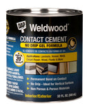 DAP 7079825312 Gel Original Contact Cement Qt Raw Building Material, 32 FL OZ, TAN