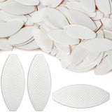 Teenyyou 100 Pcs PVC Plastic Biscuit Joiner Tool, Biscuit Connectors, White Self Clamping Plates for Woodworking Composite, Deck