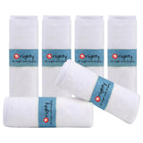 Orighty Baby Washcloths 6 Pack, Ultra Soft Flannel for Delicate Skin, Baby Wash Cloths for Newborns & Infants, Multi-Purpose Bab