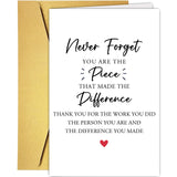 Supoeguk Thank You Card for Boss, Appreciation Gifts for Leader Manager, Boss Day Gift for Him Her, Never Forget You Are The Pie