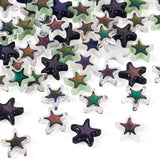 Sparkeads 50 Pcs Star Shape Temperature Glass Mood Beads Temperature Sensing Color Changing Beads Color Change Jewelry Crystal S