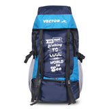 Vector X Hiking 55 Liter Rucksack Travel Backpack Bag For Camping, Hiking, Traveling, Trekking, Outdooor, 2 Main Compartment, 1 