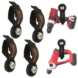 MUTUACTOR Strong Magnetic Hooks with Storage Straps, F1.96Anti-Slip Rubber Coated Heavy Duty Hooks,4PCS Universal Carrying S