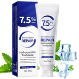 7.5% Hydroxyapatite Toothpaste, Toothpaste for Advanced Enamel Protection, Gentle Mint, Fresh Breath, Deep Cleaning Care Tooth, 