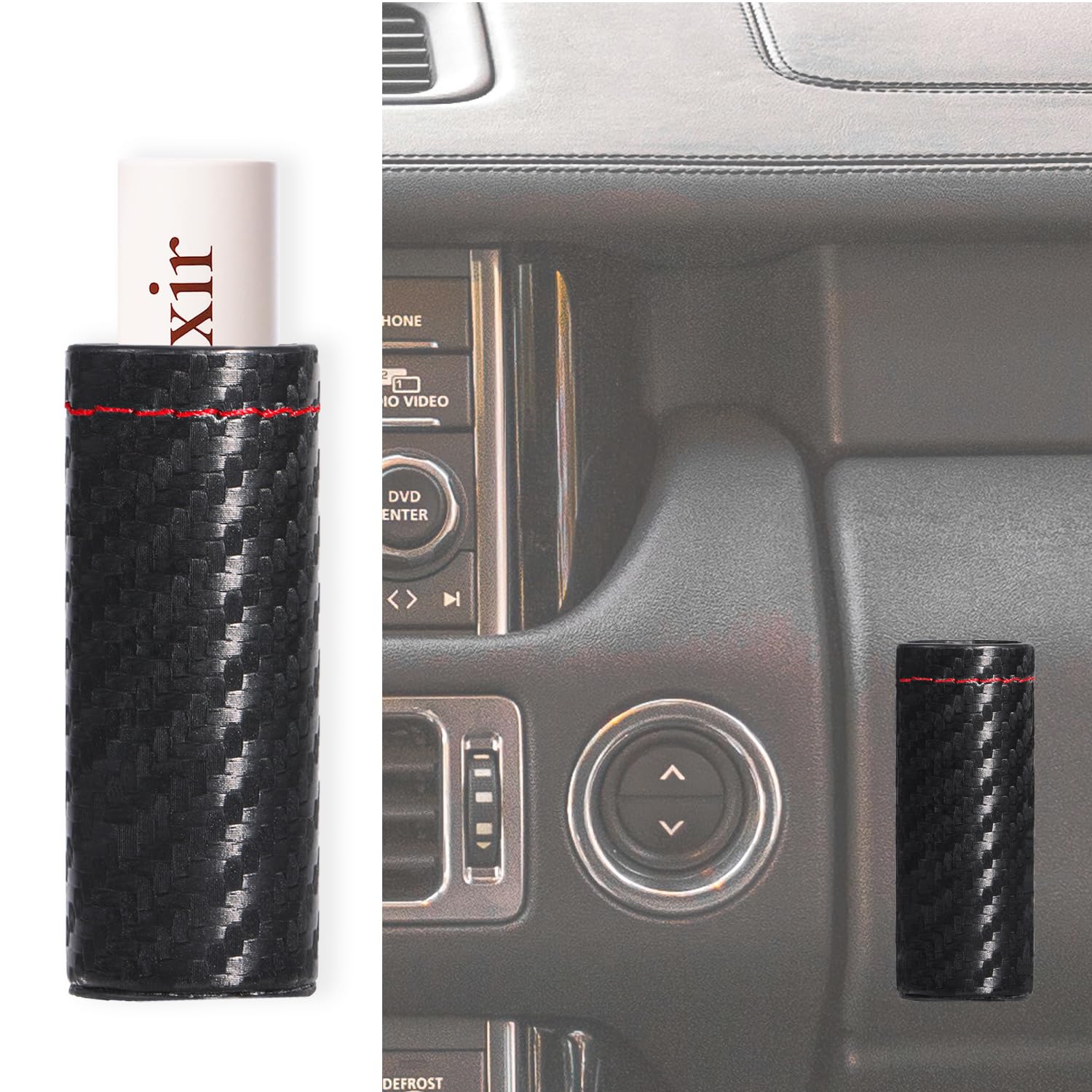 CPWUFIYD Car Lip Balm Holder - Strong Adhesive Upright Insulated for Lipstick Chapstick Holder Women Car Interior Accessories fo