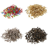 ZOOMELLA 800Pcs Metal Round Head Brads Paper Craft Scrapbook FastenersCrafts|Scrapbooking & Paper Crafts|Scrapbooking|Scrapbooki