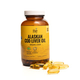 On Target Living Alaskan Cod Liver Oil 120 Soft Gels | Line Caught in The USA | Naturally Occurring Vitamin D | Rich in Omega 3 