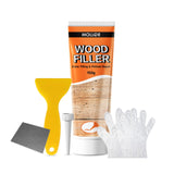 Mollor All Purpose Wood Filler, White Wood Putty Repair for Holes, Quickly Restore Any Broken and Defective Wooden Furniture, Do