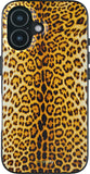 SCORPIFY for iPhone 16 Case [Compatible with MagSafe] with Realistic Gold Leopard Cheetah Print Design, Cute Phone Magnetic Cove