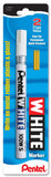 Pentel White Permanent Marker ,Pentel ,Fine Pt ,We (Pack Of 30