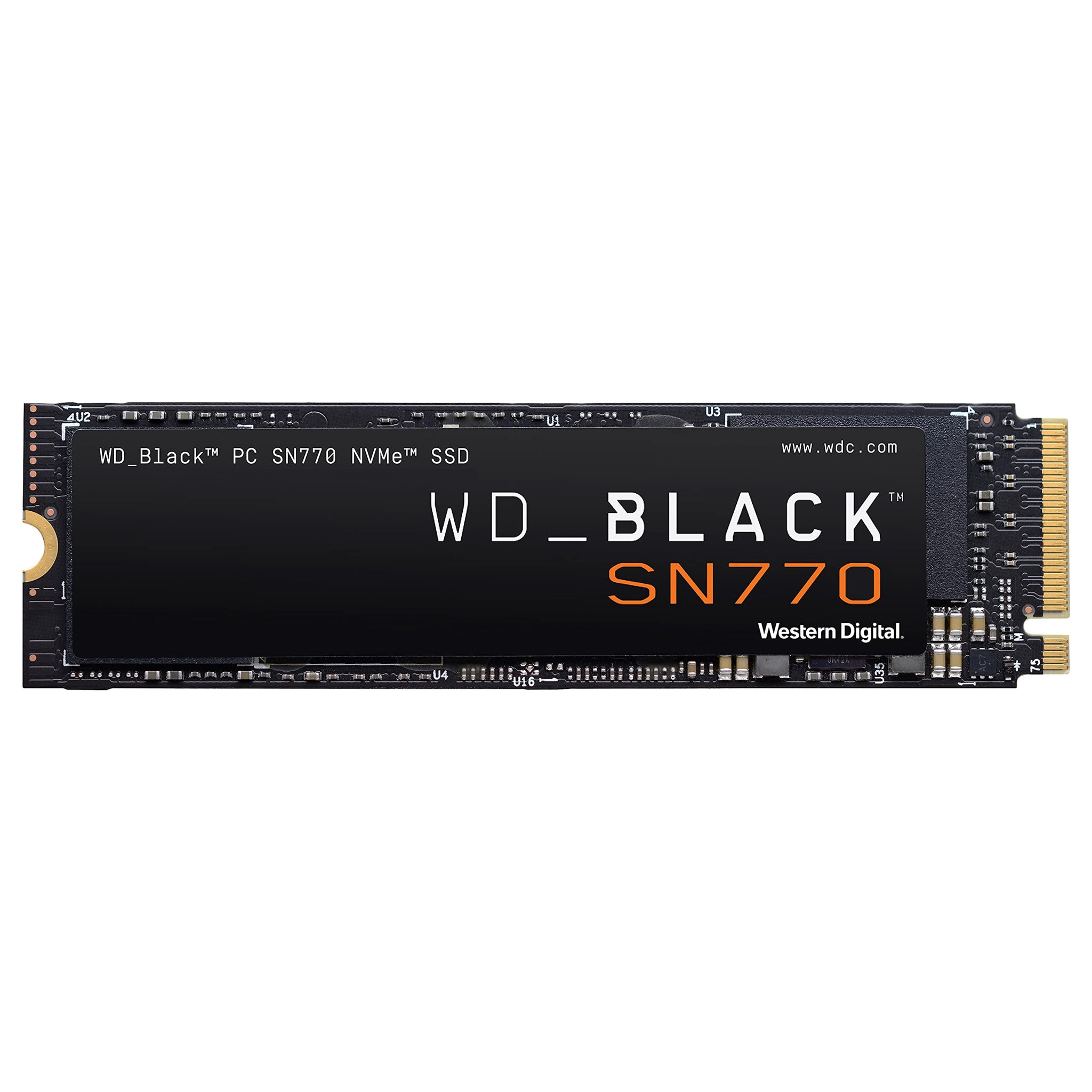 Western Digital WD_BLACK 1TB SN770 NVMe Internal Gaming SSD Solid State Drive - Gen4 PCIe, M.2 2280, Up to 5,150 MB/s - WDS100T3