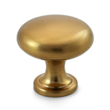 HESTIA HARDWARE 1 Pack | Gold Cabinet Knobs | 1.15 Inch (29mm) Brass Gold Kitchen Cabinets Knobs and for Bathroom Drawer I Champagne Accent Pulls(Z5.1.L)