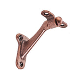 khtumeware 10 Pack 3 Inch Oil Antique Copper Hand Rail Bracket Heavy Duty Hardware for Stairways, Home or Office Stair Support H