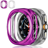 2X Case Compatible with Samsung Galaxy Watch Ultra 47mm (2025/2024) Case Soft TPU Watch Cover Protective Bumper Shell for Galaxy