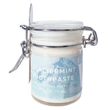 GlacierMint Toothpaste for Sensitive Teeth - All Natural, Plastic Free, Paraben Free, Sulfate Free, Non-Toxic Toothpaste with Hy