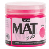 Pebeo Mat Pub, extra fine, 140 ml-Fluorescent Pink Acrylic Paint