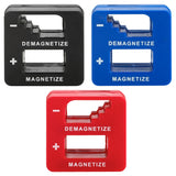 MeasuPro Demagnetizer and Magnetizer 3 Pack Red, Black, and Blue Screwdrivers Tips, Bits, and Small Tools, Large or Big Sc