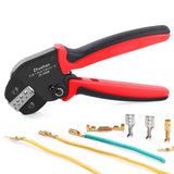 Zhushan ZS-58BM JST Crimper for Open Barrel Terminals - Labor-Saving Tool AWG24-16 (0.25-1.5mm) - Compatible with Dupont SATA Pi