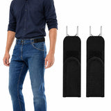 Voltixa Buckleless Belt Hook Tactical Metal Hook Elastic Belt Unisex BuckleLess Invisible Waist Belts For Work, Jeans, Trousers