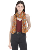 Fabseasons WomenS Cotton Scarf/Stole/Shawl For Summer And Winter (Yellow, Size 85 X 170 Cm Sc96Yellow)