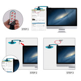 1 PCS Document Holder Clip for Typing Reading Document Copy Folder, Green