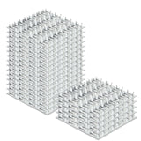 MOZCORN 20 Pcs Truss Plates 4x4 Pronged Truss Plates with Nail Teeth Steel Mending Plate for Wood Trusses Construction