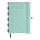 BEZEND 2026 Planner Weekly and Monthly (6 x 8.5 Spiral) Daily Calendar with Hourly Timeslots & Tabs (Jan-Dec) Note & Expenses, P