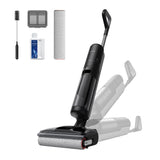 DREAME H12 Pro FlexReach Wet Dry Vacuum Cleaner, 0 Tangle Cordless Vacuum Mop All-in-One for Hard Floors, 180 Lie-Flat Floor Cle