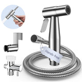 BRITULIF Hands-Free Handheld Bidet Sprayer for Toilet, Muslim Shower Dual Control Mode Spray, Toilet Sprayer with Bidet Hose, Ad