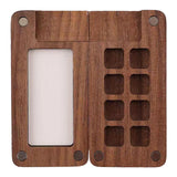 TRENDYNEST Watercolor Palette Wood Paint Palette for Gouache Oil Paint Pigments Acrylic Without Clip