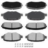 AUTOMUTO 8PCS Front & Rear Ceramic Disc Brake Pads Set D1377 D1258 For Ford For Edge 2011-2015,For Lincoln MKX 2011-2015