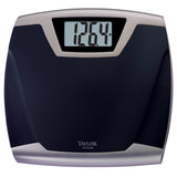 Taylor Digital Scales for Body Weight, Extra High 440 LB Capacity, Rubberized Antislip Mat, Oversized Readout, Beeps when weigh